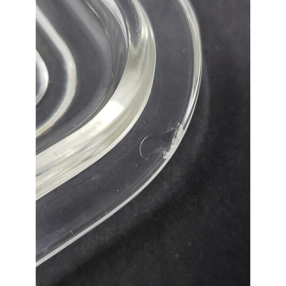 Vintage Federal Glass Refrigerator Bowl Dish Square Embossed Lid 2 small chips - Picture 10 of 13